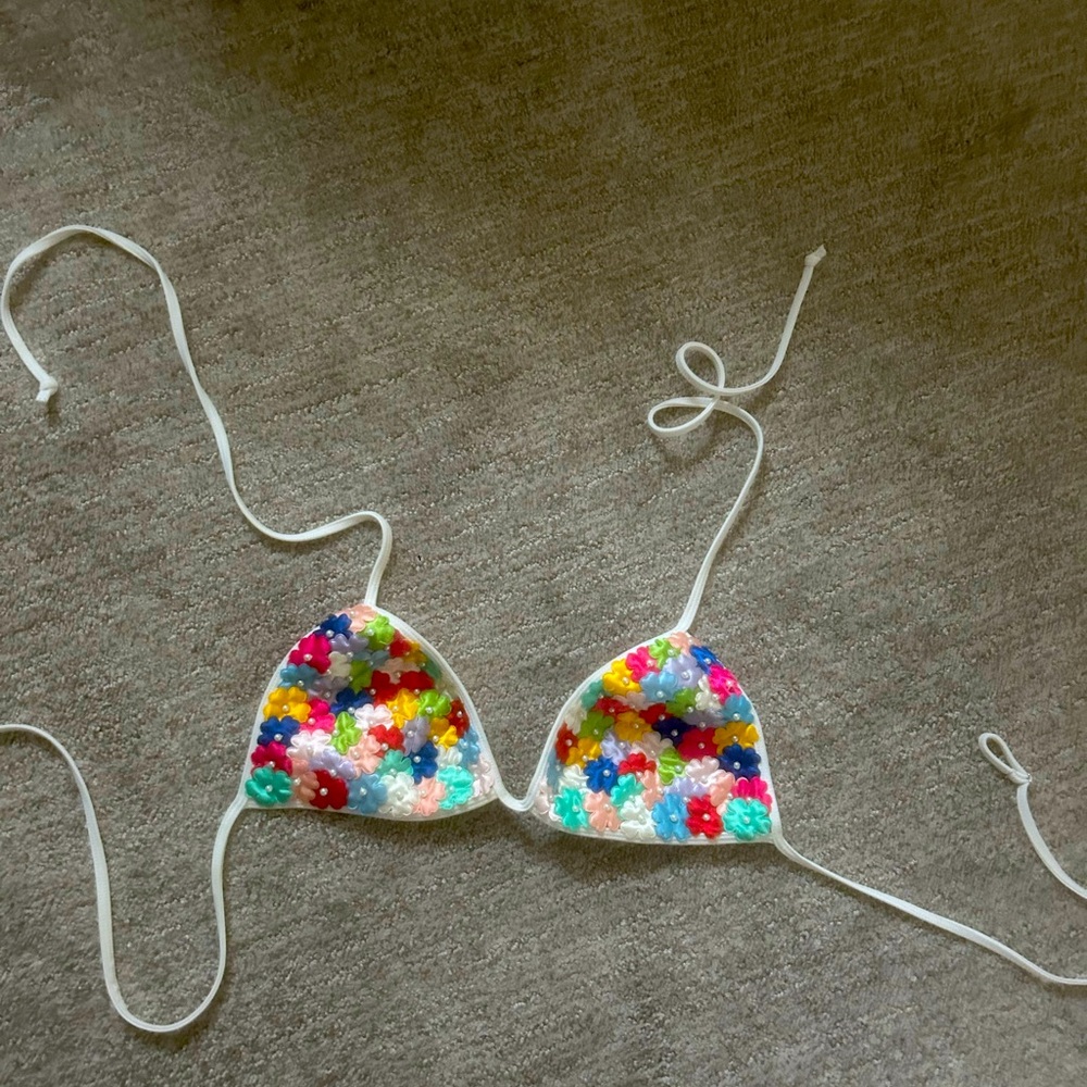 Andi Bagus Flower Bikini Top